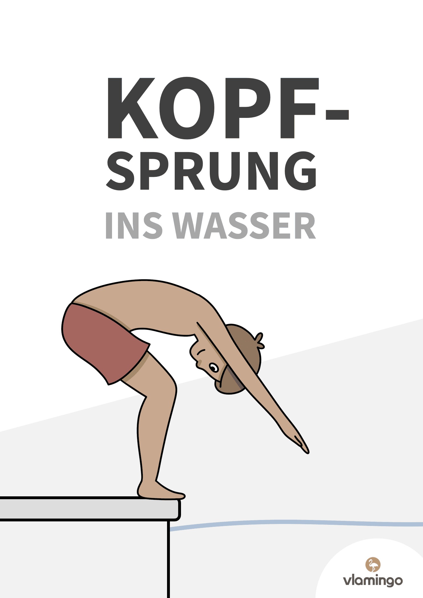 Kopfsprung ins Wasser - Köpfer Kopfsprung ins Wasser - Köpfer