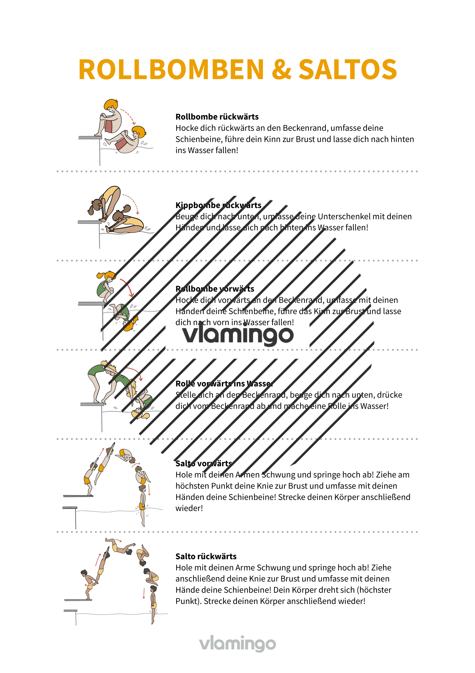 Rollbomben und Saltos - Sprünge ins Wasser für Anfänger - Übersicht