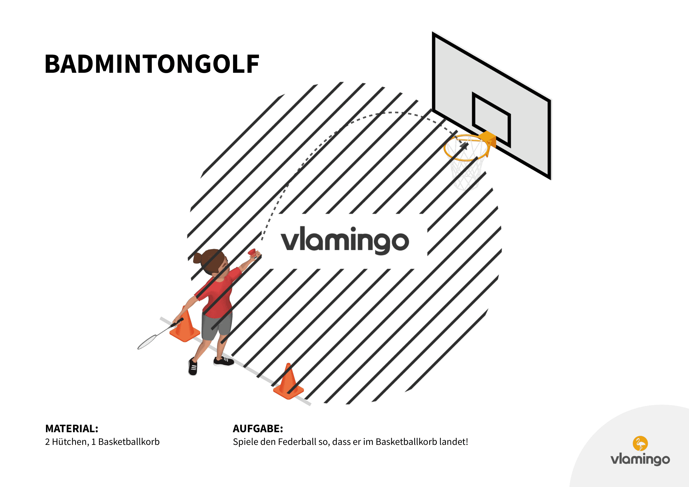 Badmintongolf - Station 5 Badmintongolf - Station 5