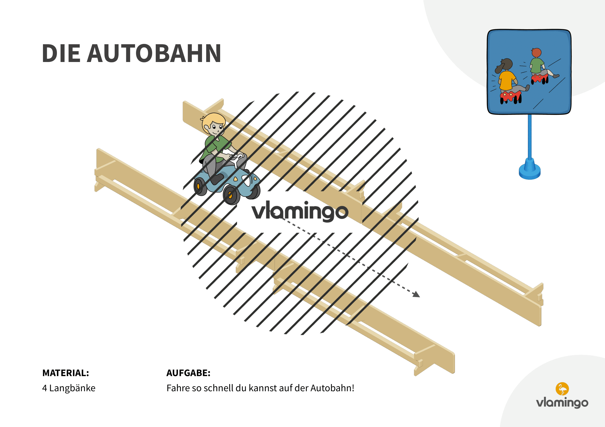 Bobby-Führerschein - Station - Autobahn Bobby-Führerschein - Station - Autobahn