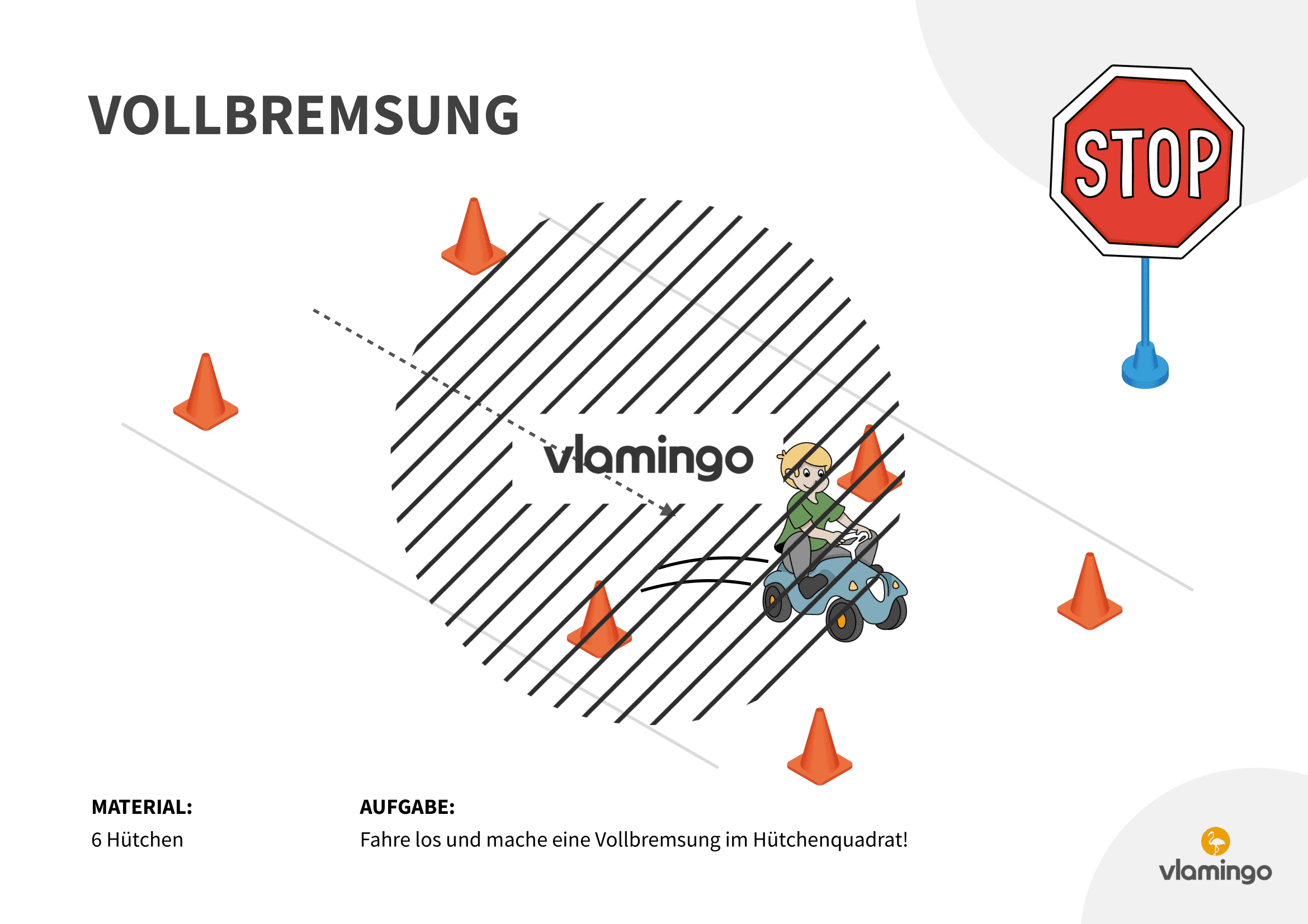 Bobby-Führerschein - Station - Vollbremsung Bobby-Führerschein - Station - Vollbremsung