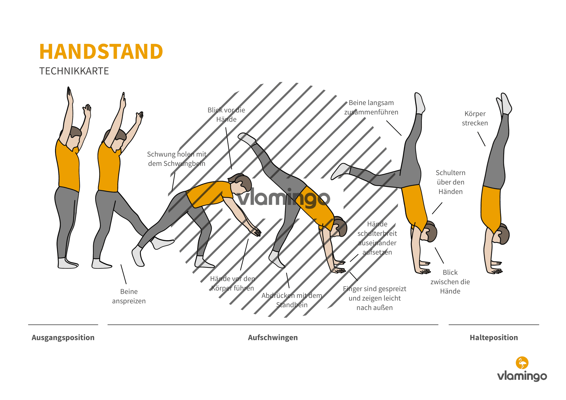 Handstand - Technikkarte - Bewegungsanalyse