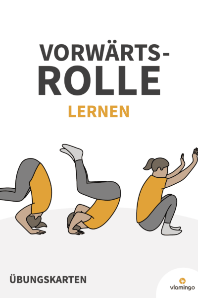 Rolle vorwärts lernen - Übungen für den Sportunterricht