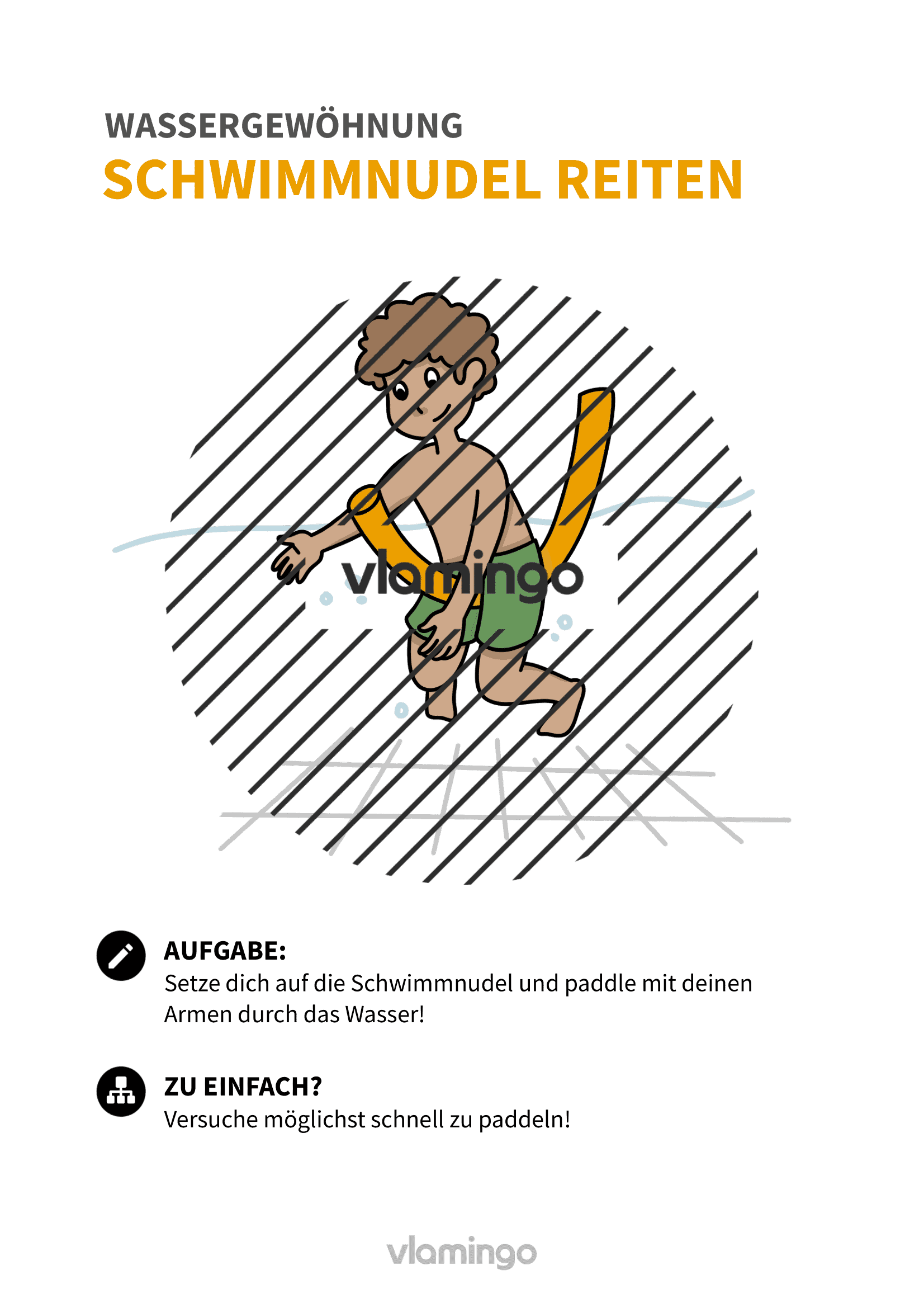 Wassergewöhnung - Übung 21 Wassergewöhnung - Übung 21