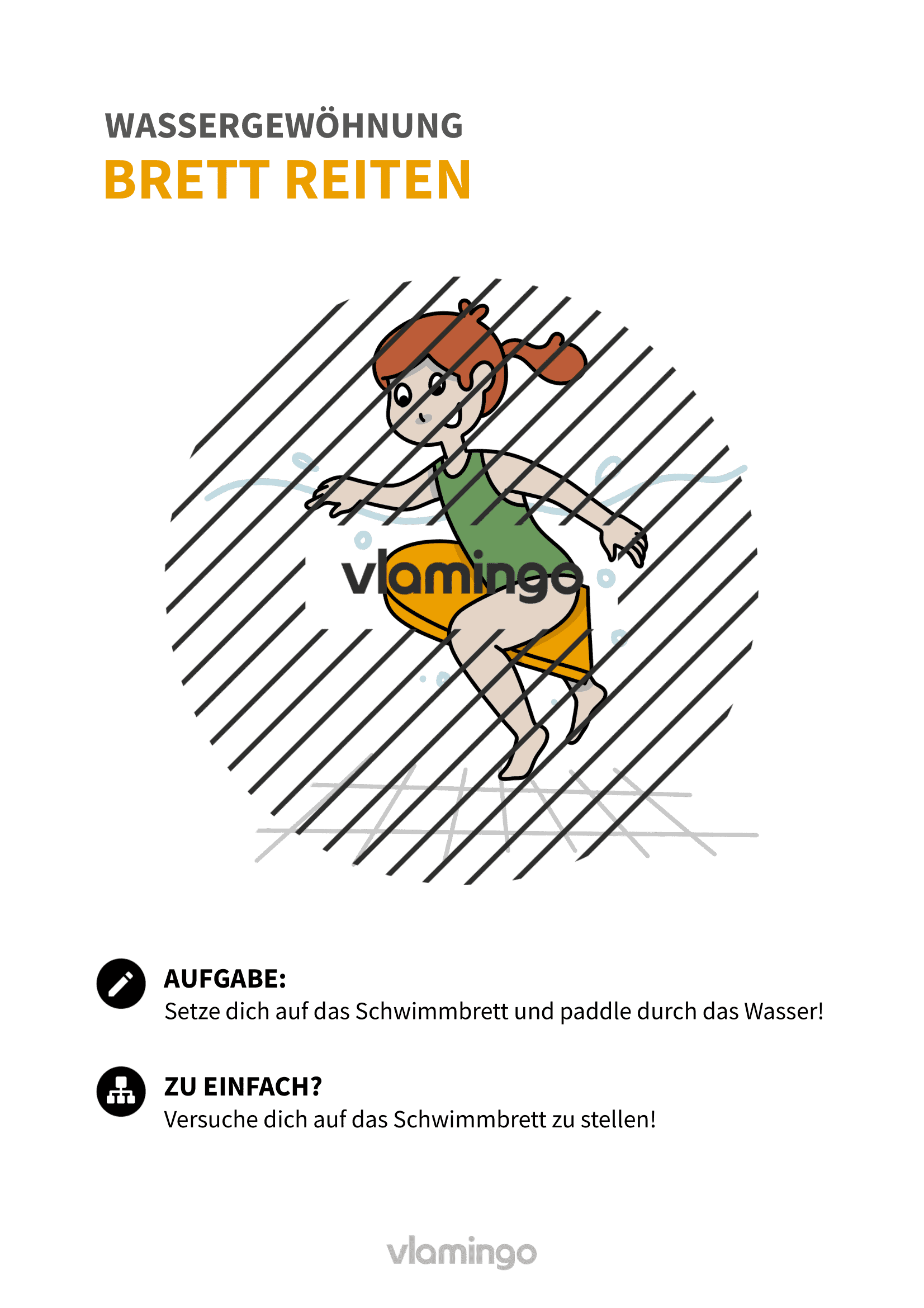 Wassergewöhnung - Übung 22 Wassergewöhnung - Übung 22