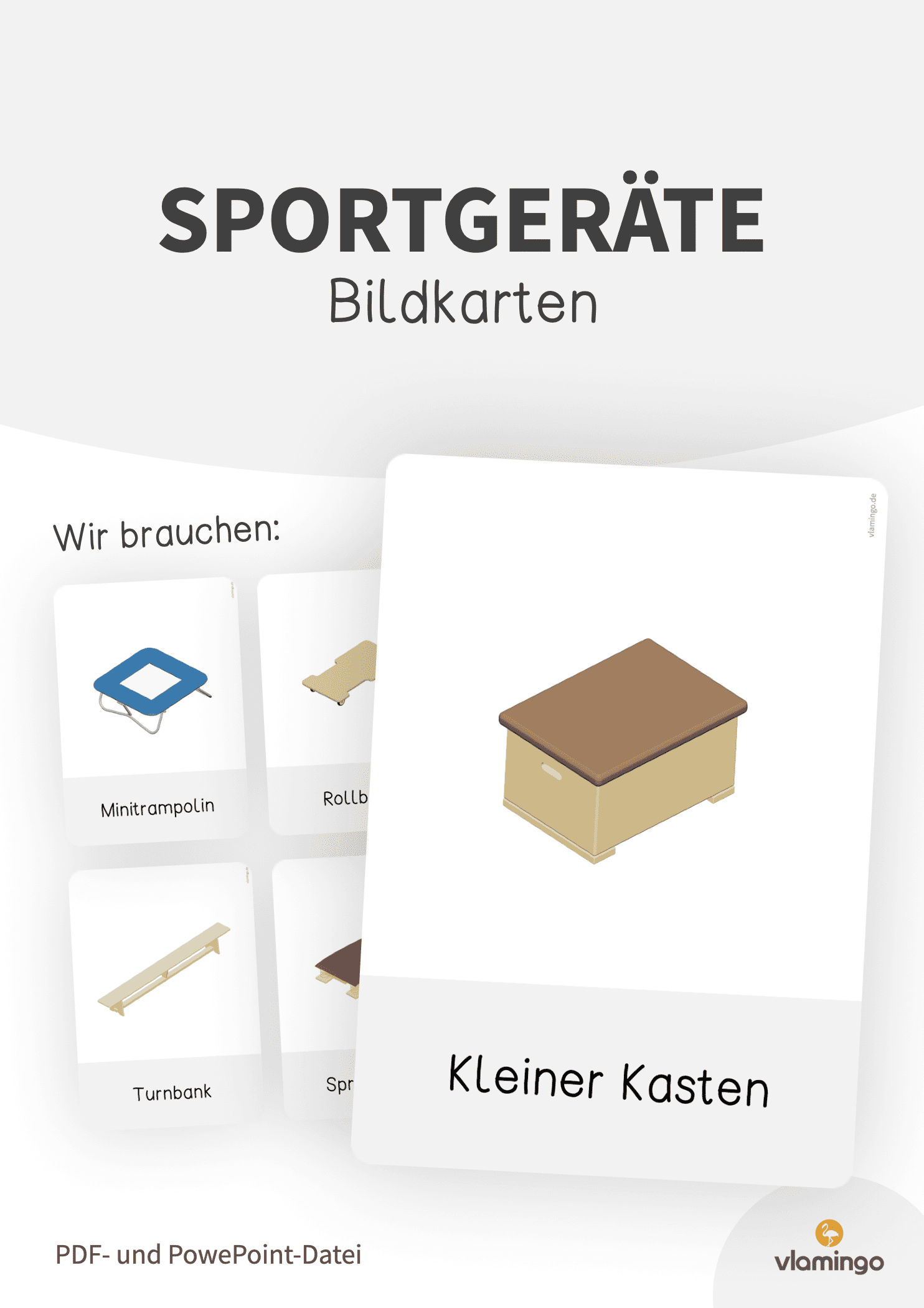 Sportgeräte - Bildkarten für den Sportunterricht Sportgeräte - Bildkarten für den Sportunterricht