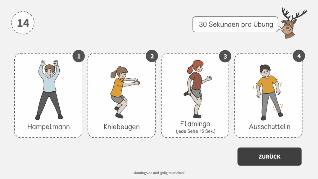 FitnessAdventskalender für den Unterricht (Bewegungspausen)
